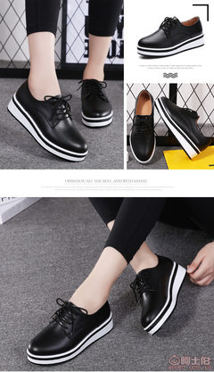 2017春季新款真皮布洛克女士單鞋 英倫時尚與休閑舒適的完美結(jié)合